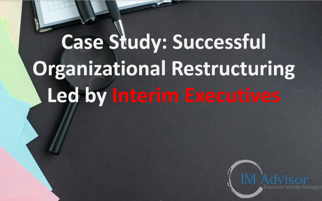 Case Study: Successful Organizational Restructuring Led by Interim Executives